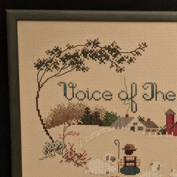“Voice of the Shepherd” Cross Stitch Art - Picture 3 of 8